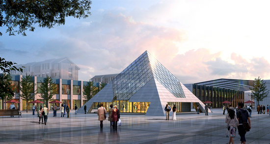 滨州金字塔网架